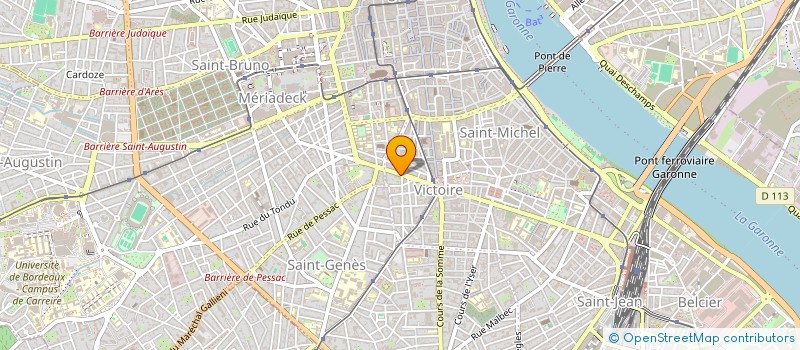 localisation de l'entreprise MONSIEUR BERNARD DEHEZ à BORDEAUX