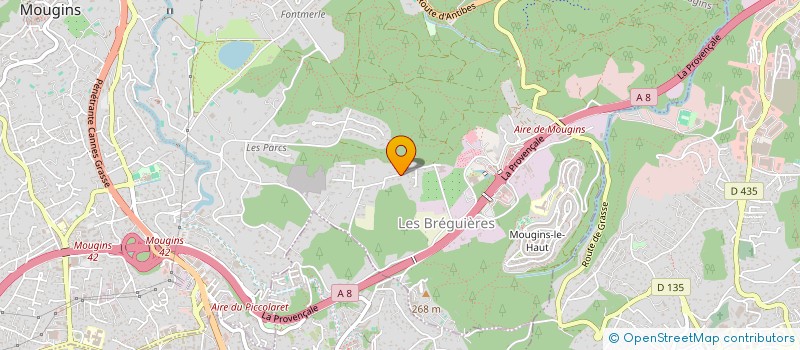 localisation de l'entreprise MONSIEUR BERNARD DEHU à MOUGINS