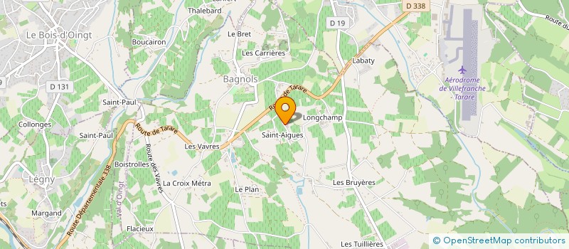 localisation de l'entreprise MONSIEUR BERNARD DELAFAY  BAGNOLS