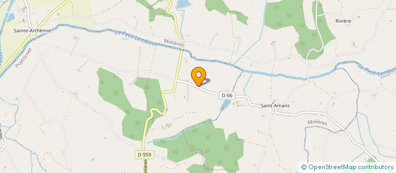 localisation de l'entreprise MONSIEUR BERNARD DELAGE  MOLIERES