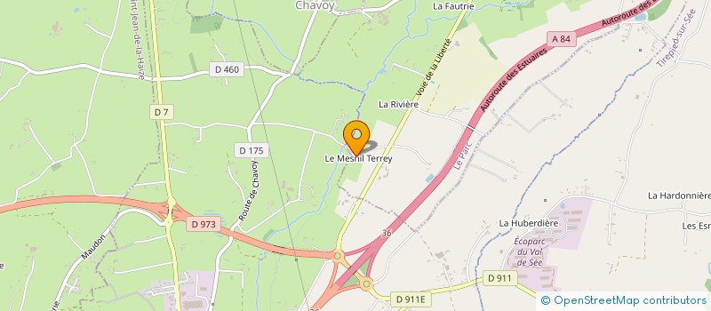 localisation de l'entreprise MONSIEUR BERNARD DELAHAYE  LE PARC