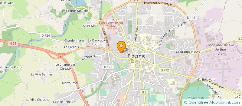 localisation de l'entreprise MONSIEUR BERNARD DELAUNAY à PLOERMEL