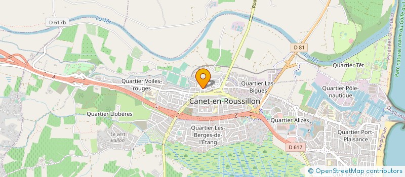 localisation de l'entreprise MONSIEUR BERNARD DELCROS  CANET-EN-ROUSSILLON