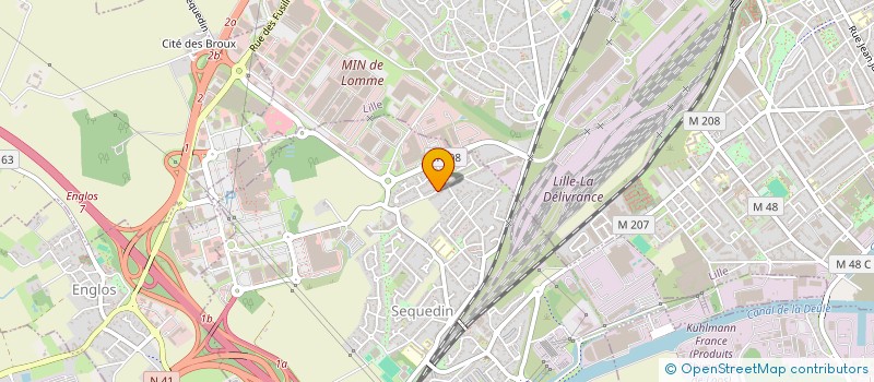 localisation de l'entreprise MONSIEUR BERNARD DELECROIX  SEQUEDIN