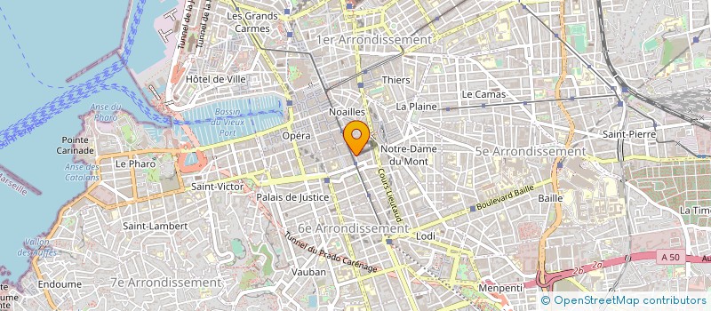 localisation de l'entreprise MONSIEUR BERNARD DELEGLISE à MARSEILLE