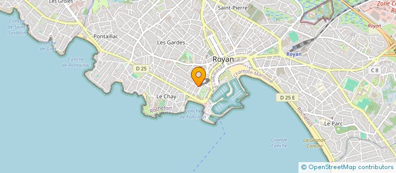 localisation de l'entreprise MONSIEUR BERNARD DELEMONT à ROYAN