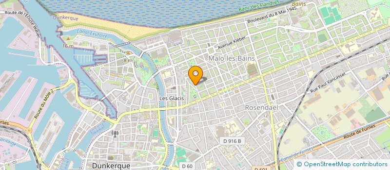 localisation de l'entreprise MONSIEUR BERNARD DELEPOULLE à DUNKERQUE