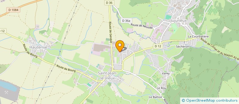 localisation de l'entreprise MONSIEUR BERNARD DELHAYE  SAINT-JEAN-LE-VIEUX