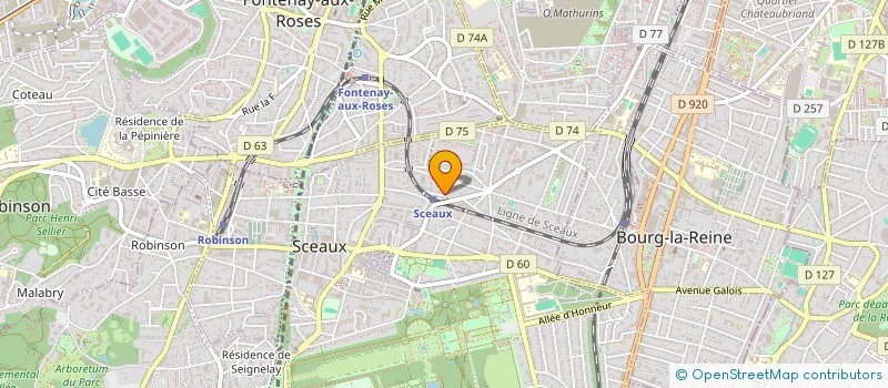 localisation de l'entreprise MONSIEUR BERNARD DELJARRIE à SCEAUX