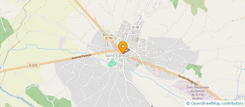 localisation de l'entreprise MONSIEUR BERNARD DELMORO  SAINT-CANNAT