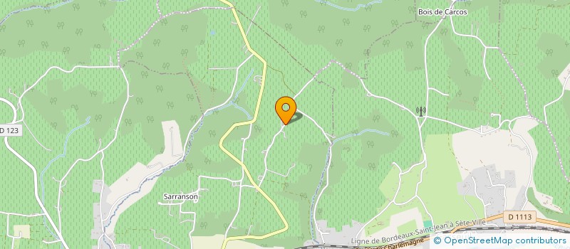 localisation de l'entreprise MONSIEUR BERNARD DELONG  CAUDROT