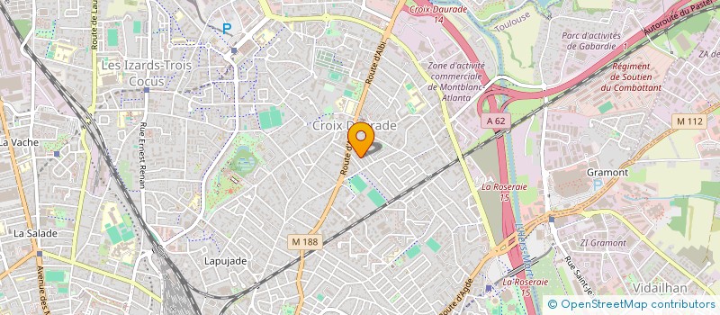 localisation de l'entreprise MONSIEUR BERNARD DELORME à TOULOUSE