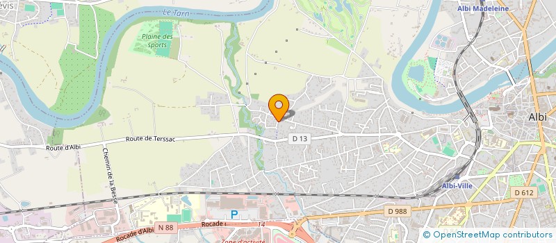 localisation de l'entreprise MONSIEUR BERNARD DELPECH  ALBI