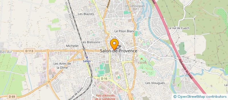 localisation de l'entreprise MONSIEUR BERNARD DELPOUX  SALON-DE-PROVENCE