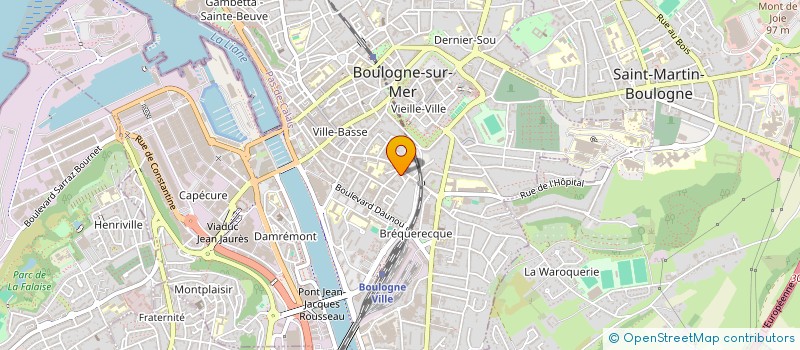 localisation de l'entreprise MONSIEUR BERNARD DELSART  BOULOGNE-SUR-MER