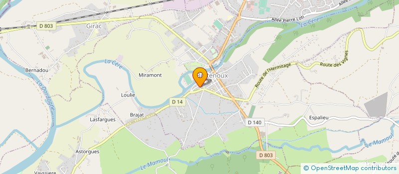localisation de l'entreprise MONSIEUR BERNARD DELSOL à LOUBRESSAC
