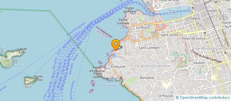 localisation de l'entreprise MONSIEUR BERNARD DELTIN à MARSEILLE