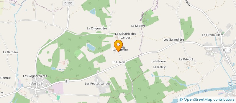 localisation de l'entreprise MONSIEUR BERNARD DELVAL  BARACE