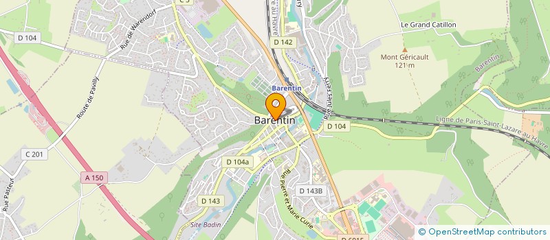 localisation de l'entreprise MONSIEUR BERNARD DEMEILLIERS  BARENTIN