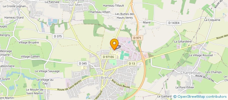 localisation de l'entreprise MONSIEUR BERNARD DEMELUN  BREHAL