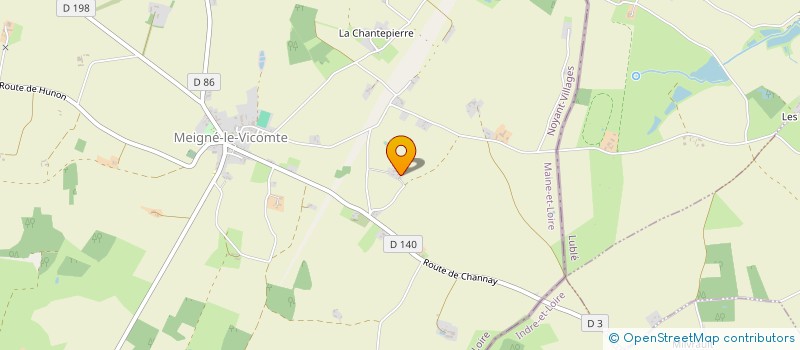 localisation de l'entreprise MONSIEUR BERNARD DENIS  NOYANT-VILLAGES