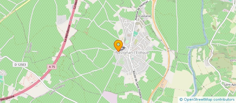 localisation de l'entreprise MONSIEUR BERNARD DENIS à PEZENAS