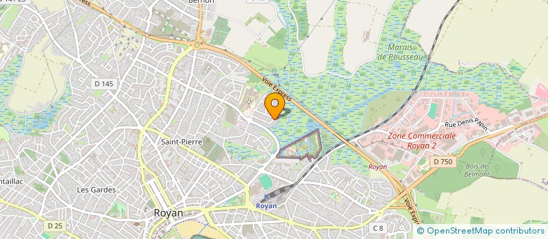 localisation de l'entreprise MONSIEUR BERNARD DENIS  ROYAN