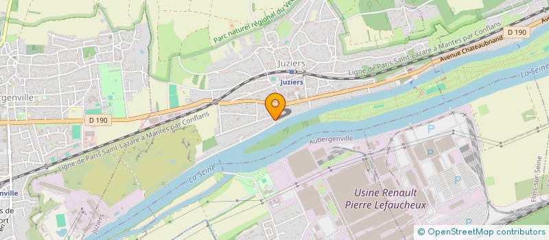 localisation de l'entreprise MONSIEUR BERNARD DENISOT  JUZIERS