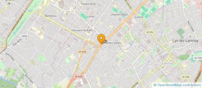 localisation de l'entreprise MONSIEUR BERNARD DEPAUW  ROUBAIX