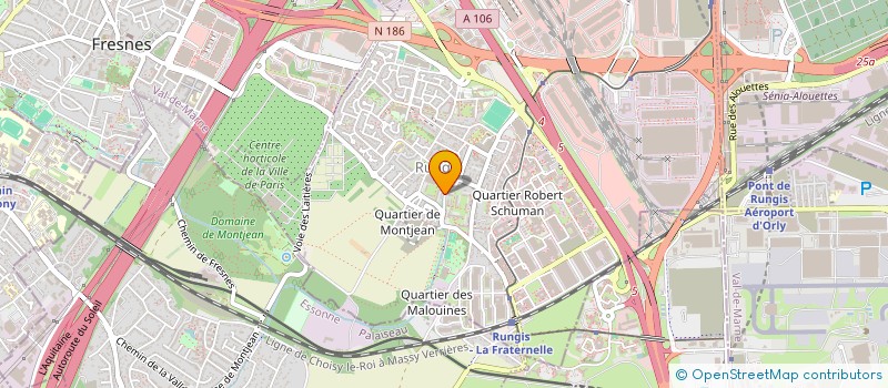 localisation de l'entreprise MONSIEUR BERNARD DERIEPPE à RUNGIS