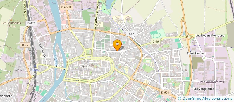 localisation de l'entreprise MONSIEUR BERNARD DERIQUEHEM  SENS