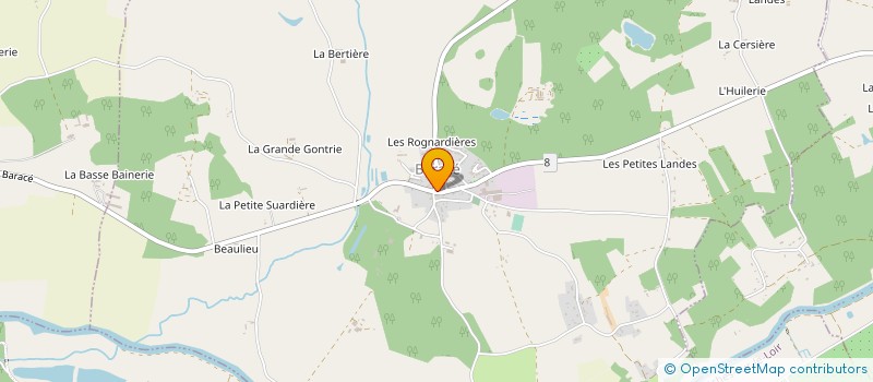 localisation de l'entreprise MONSIEUR BERNARD DERODE à DURTAL