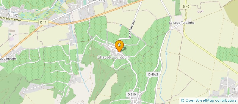 localisation de l'entreprise MONSIEUR BERNARD DESBORDES  CHAVOT-COURCOURT