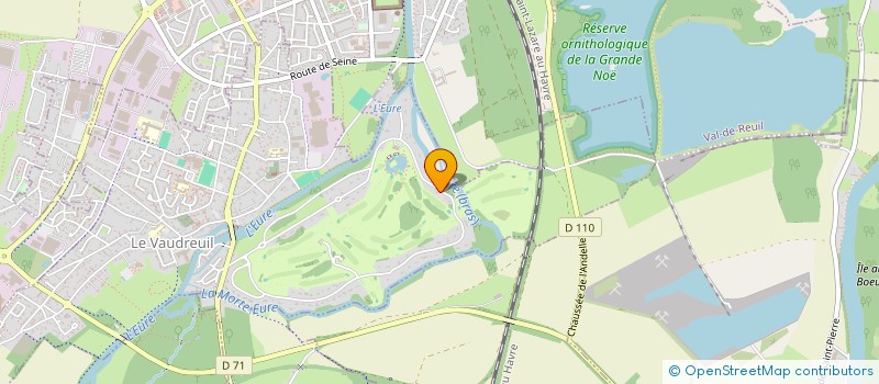 localisation de l'entreprise MONSIEUR BERNARD DESHOUSSAYES  LE VAUDREUIL