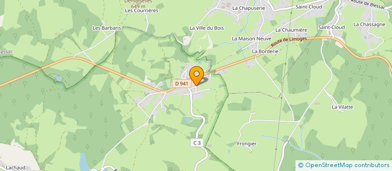 localisation de l'entreprise MONSIEUR BERNARD DESMONTAIS à SAINT-PARDOUX-LE-NEUF
