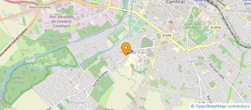 localisation de l'entreprise MONSIEUR BERNARD DESPREZ à CAMBRAI