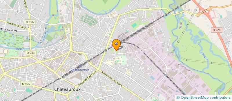 localisation de l'entreprise MONSIEUR BERNARD DESSORT à CHATEAUROUX