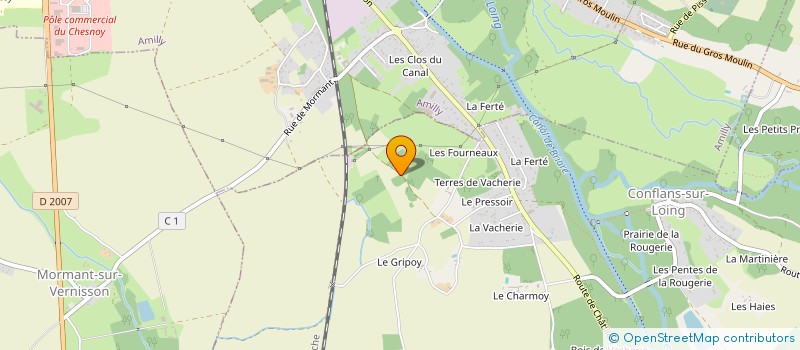localisation de l'entreprise MONSIEUR BERNARD DESTERNE à LOMBREUIL