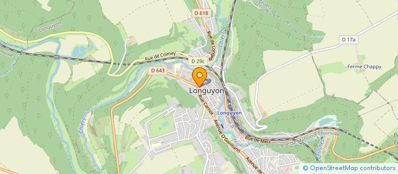 localisation de l'entreprise MONSIEUR BERNARD DESTREMONT à LONGUYON