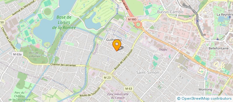 localisation de l'entreprise MONSIEUR BERNARD DESTRIAU à TOULOUSE