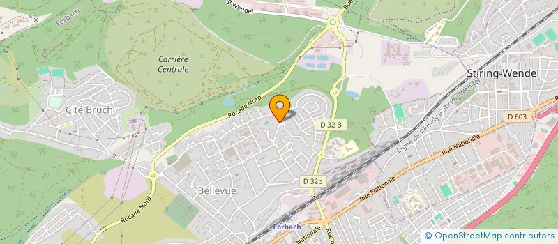 localisation de l'entreprise MONSIEUR BERNARD DESUMER  FORBACH