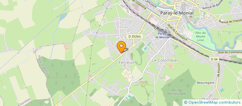 localisation de l'entreprise MONSIEUR BERNARD DESVERNOIS  SAINT-YAN