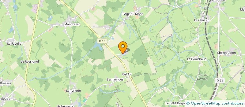 localisation de l'entreprise MONSIEUR BERNARD DESVILLETTE à AZERABLES