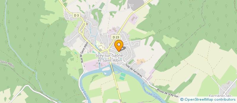 localisation de l'entreprise MONSIEUR BERNARD DETEY  SCEY-SUR-SAONE-ET-SAINT-ALBIN