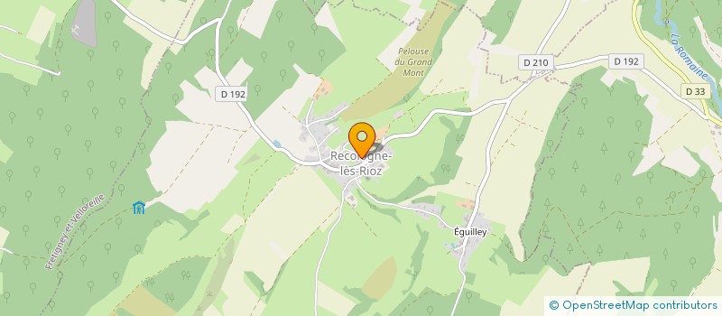 localisation de l'entreprise MONSIEUR BERNARD DETOUILLON à RECOLOGNE-LES-RIOZ