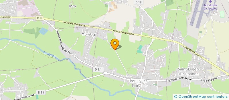 localisation de l'entreprise MONSIEUR BERNARD DETOUR à POUILLY-LES-NONAINS