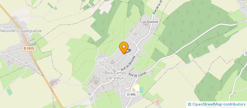 localisation de l'entreprise MONSIEUR BERNARD DEVACHT  BEAUCAMPS-LE-VIEUX