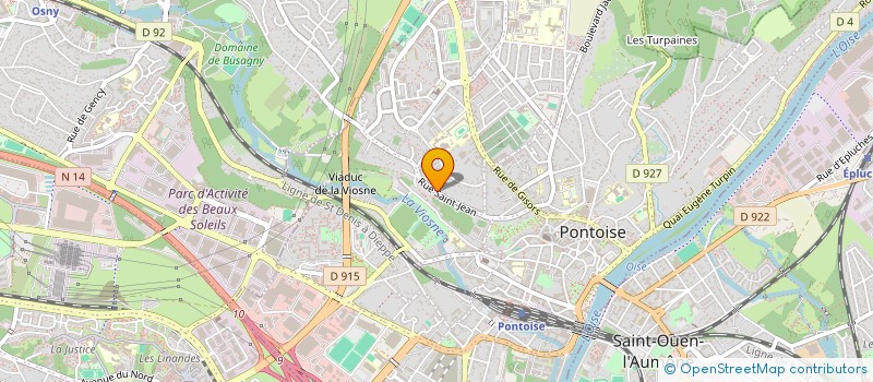 localisation de l'entreprise MONSIEUR BERNARD DEVALOIS à PONTOISE