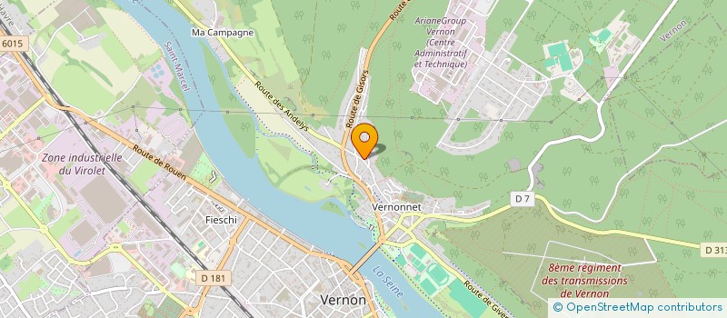 localisation de l'entreprise MONSIEUR BERNARD DEVENASSE à VERNON