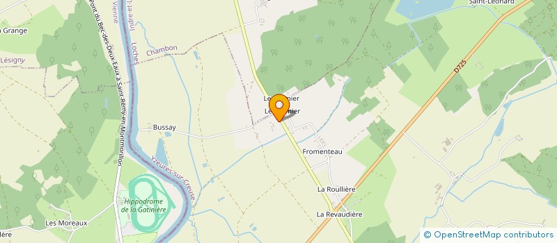 localisation de l'entreprise MONSIEUR BERNARD DEVINEAU  CHAMBON